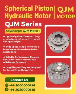 QJM Spherical Piston Hydraulic Motor Manufacturer in Ahmedabad Mumbai Pune Chennai Bangalore Hyderabad Delhi Nashik Kolkata Nagpur Coimbatore India